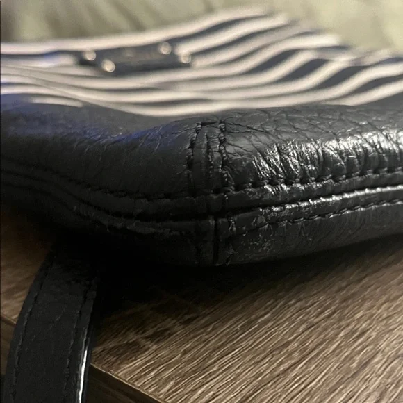 Kate Spade Navy and White Striped Crossbody Bag - Picture 9 of 9